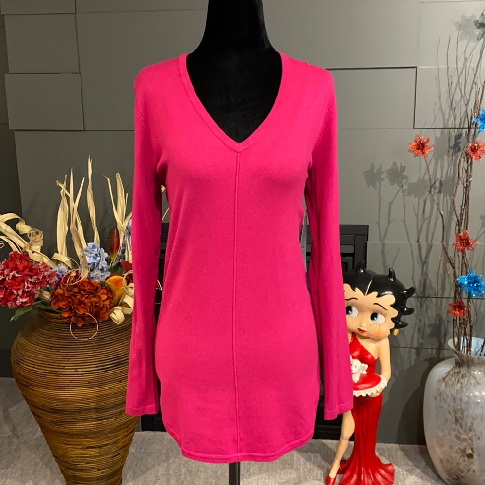 NWT Long Sleeves Spring Sweater in Dusty Rose